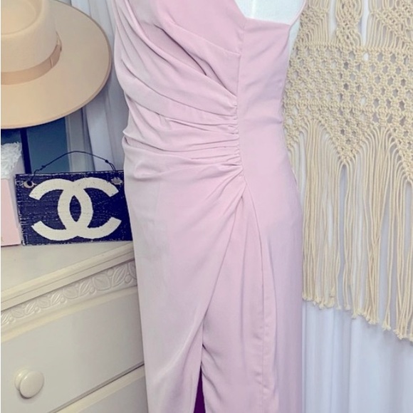 NWT Revolve - Superdown Belle Maxi Dress in Mauve | Size Small - Picture 5 of 11